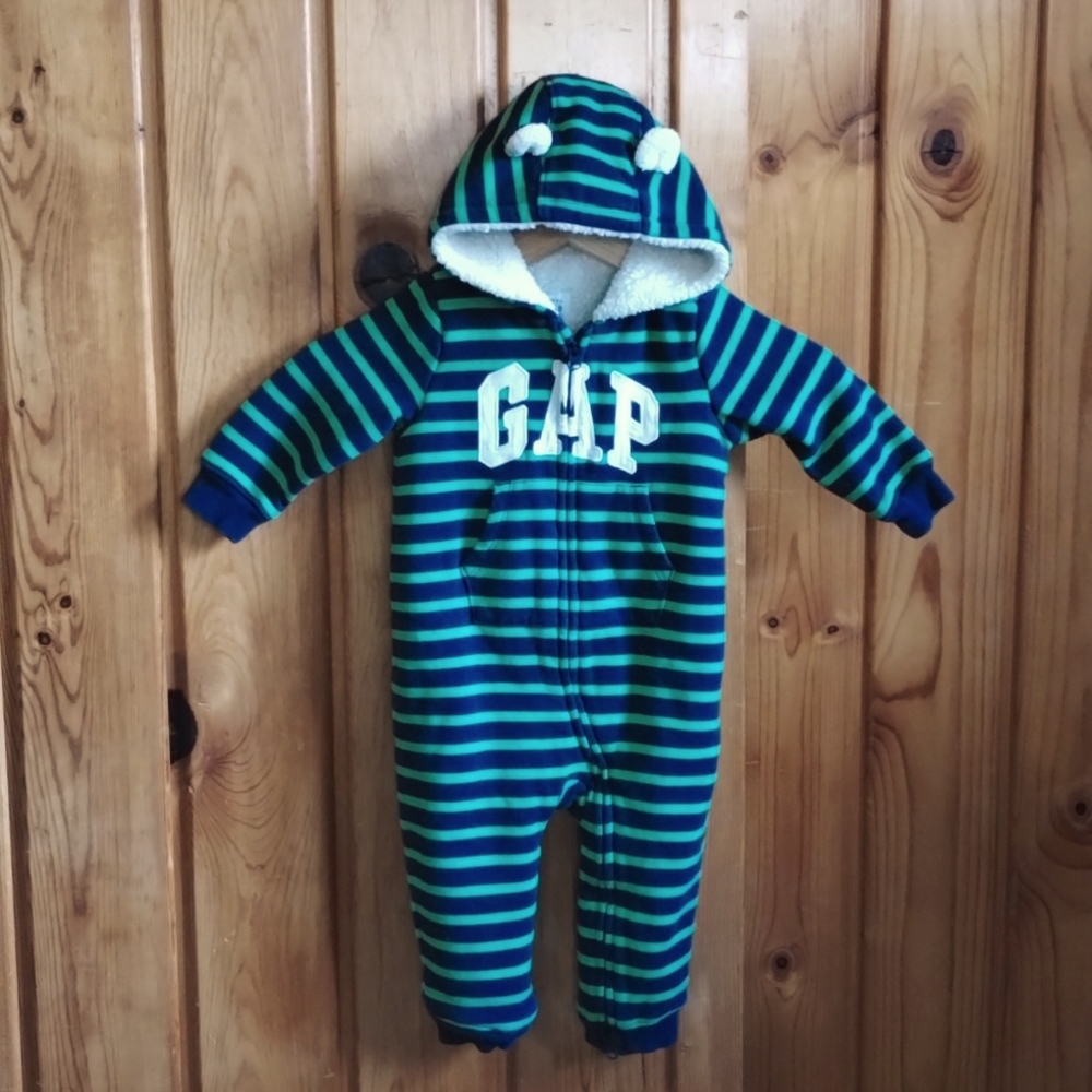 Baby GAP - Size 12-18M Sherpa Lined Coverall